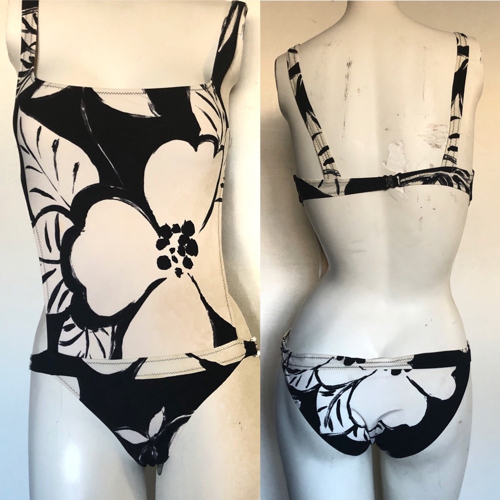 Rachel Pappo Cut-Out Swim Suit
